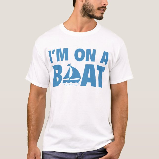 Camiseta Estou num barco (Frente)
