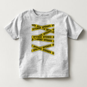 Camiseta Estou ofendido que a fita policial não atravesse