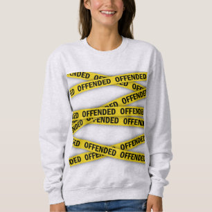 Camiseta Estou ofendido que a fita policial não atravesse