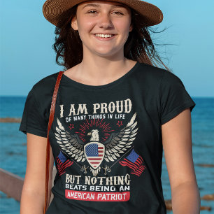 Camiseta Estou Orgulhosa De Muitas Coisas Na Vida, Mas Nada