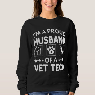 Camiseta Estou Orgulhosa De Um Vet Tech Veterinary Medicin