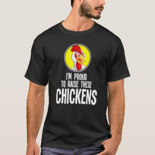 Camiseta Estou Orgulhosa Por Criar Estas Galinhas Criação D