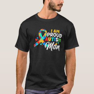 Camiseta Estou Orgulhoso Autismo Mãe