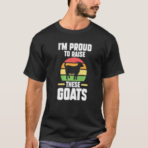 Camiseta Estou Orgulhoso De Criar Esses Caprinos Fazenda De