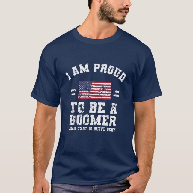 Camiseta Estou Orgulhoso De Ser Um Boomer (Frente)