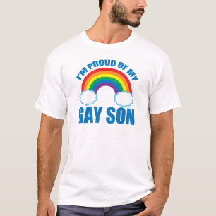 Camiseta Estou orgulhoso do meu Gay Filho LGBTQ Pai de apoi