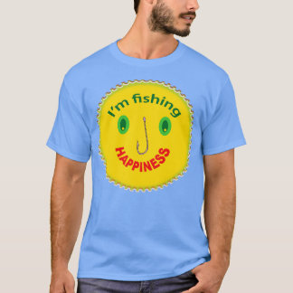 Camiseta Estou pescando felicidade