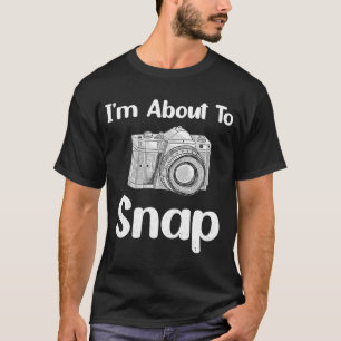 Camiseta Estou prestes a fazer uma câmera fotográfica