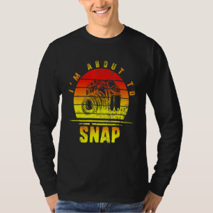 Camiseta Estou Prestes a Fotografar Fotógrafo Câmera Fotogr