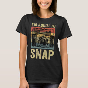 Camiseta Estou Prestes a Fotografar Vintage