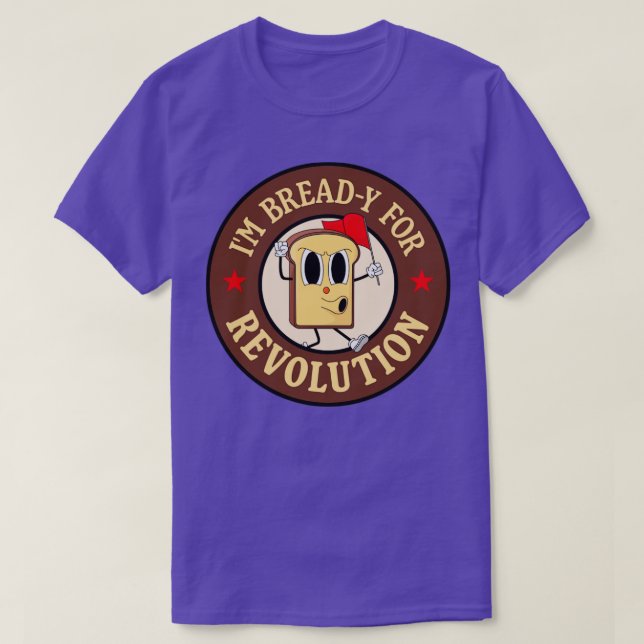 Camiseta Estou Pronta Para A Revolução Engraçada À Esquerda (Frente do Design)