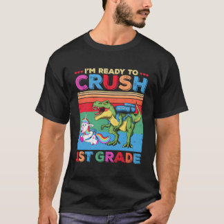 Camiseta Estou Pronta Para Chamar Dinossauro De Unicórnio D