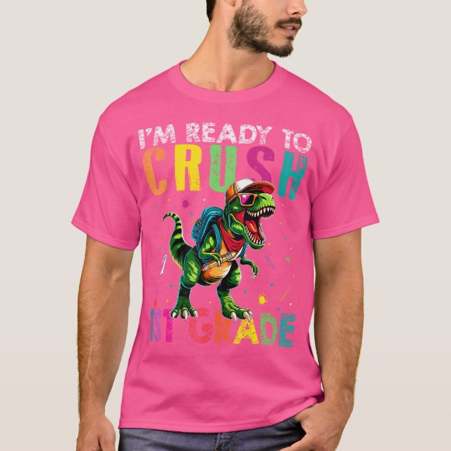 Camiseta Estou Pronta Para Esmagar 1 Rua De Volta Para A Es (Frente)