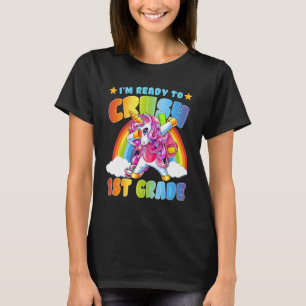 Camiseta Estou Pronta Para Esmagar 1rua De Unicórnio De Vol