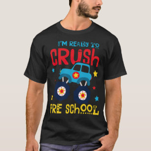 Camiseta Estou Pronta Para Esmagar A Diversão De Truck Na E