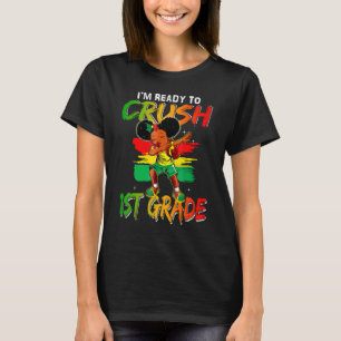 Camiseta Estou pronta para esmagar a Garota Negra Negra de