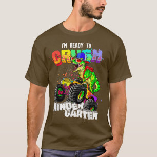 Camiseta Estou Pronta Para Esmagar Caminhões De Monstro Par