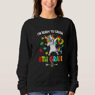 Camiseta Estou Pronta Para Esmagar O Autismo Unicórnio Do 8