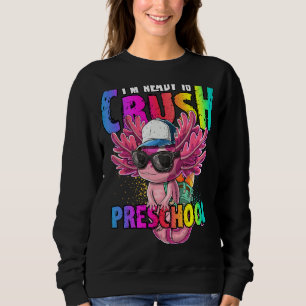 Camiseta Estou Pronta Para Esmagar O Axolotl De Volta À Esc