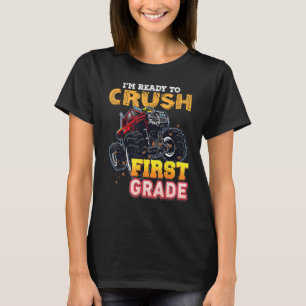 Camiseta Estou Pronta Para Esmagar O Carro Monstro De 1 rua
