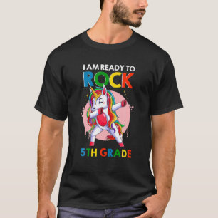 Camiseta Estou Pronta Para Fazer O 5 De Unicórnio De Volta