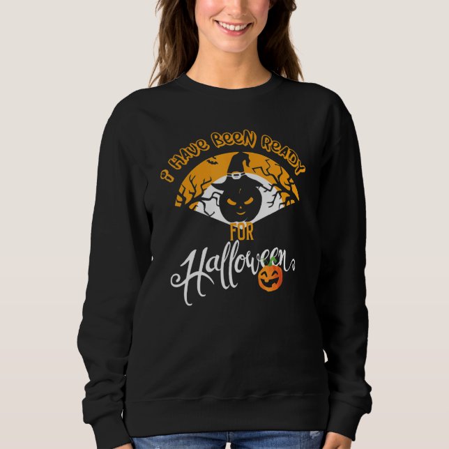 Camiseta Estou Pronta Para O Halloween (Frente)