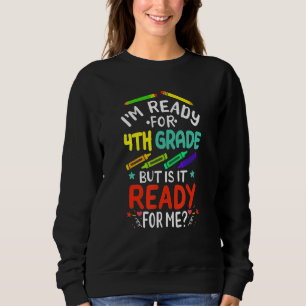 Camiseta Estou Pronto Para a 4ª Série Mas Ela Está Pronta P