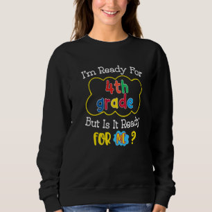 Camiseta Estou Pronto Para a 4ª Série Mas Está Preparada Pa