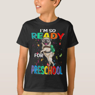 Camiseta Estou pronto para a pré-escola.