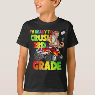 Camiseta Estou pronto para a pré-escola de dinossauros do