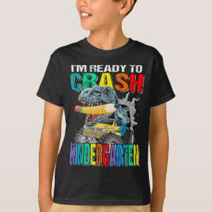 Camiseta Estou pronto para bater o Monstro do Jardim de Inf