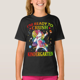 Camiseta ESTOU PRONTO PARA CRUSH KINDERGARTEN Unicorn