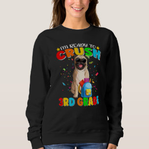 Camiseta Estou Pronto Para Detonar 3ª Série Pug Cachorro de