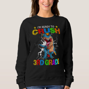 Camiseta Estou Pronto Para Detonar 3º Ano Dinossauro Volta