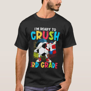 Camiseta Estou Pronto para Detonar a Bola de Futebol da 3ª