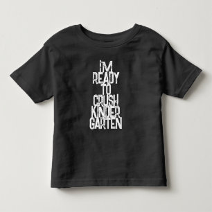 CAMISETA ESTOU PRONTO PARA DETONAR NO JARDIM DE INFÂNCIA