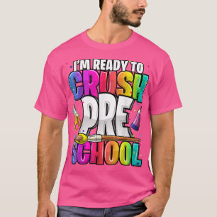 Camiseta Estou Pronto para Detonar o Kit de Arte de Volta à