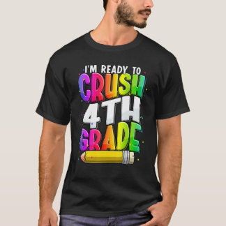 Camiseta Estou Pronto Para Dominar o Professor do 4º Ano de