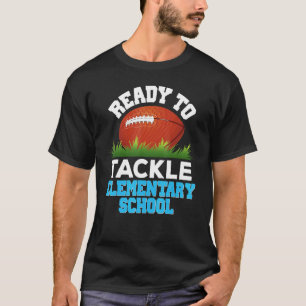 Camiseta Estou pronto para enfrentar a escola primária de f