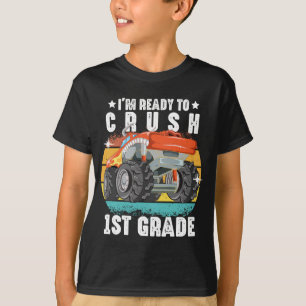Camiseta Estou pronto para esmagar 1rua de volta à escola