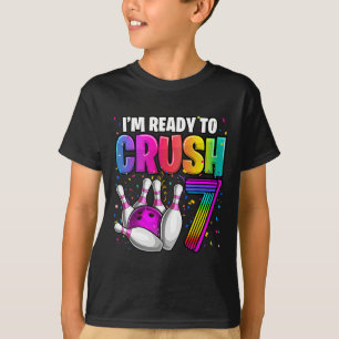Camiseta Estou pronto para esmagar 7 7 de aniversário de Bo