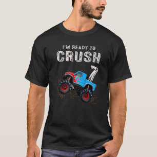 Camiseta Estou Pronto Para Esmagar 7 Caminhão Monstro Anive