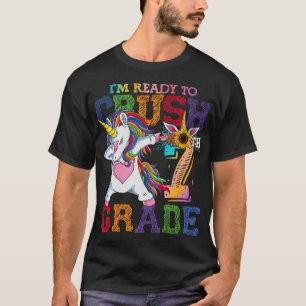 Camiseta Estou pronto para esmagar 7 Grau Unicórnio Estou p
