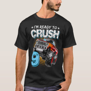 Camiseta Estou pronto para esmagar 9 Monstros, 9 Nono Anive