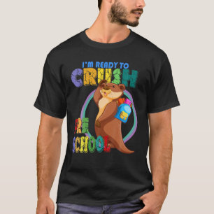 Camiseta Estou pronto para esmagar a lona de cozinha pré-es