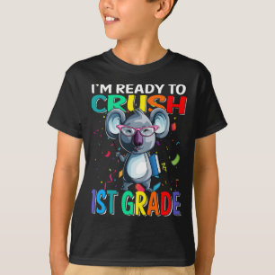 Camiseta Estou pronto para esmagar a rua Koala de volta à