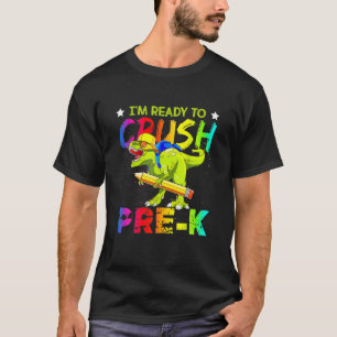 Camiseta Estou Pronto Para Esmagar Antes Do Dinossauro K Re
