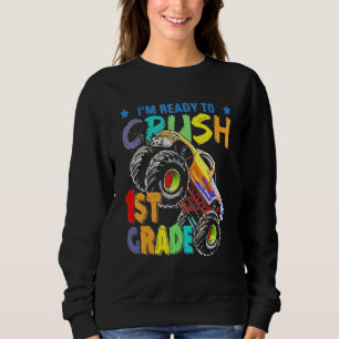Camiseta Estou Pronto Para Esmagar Caminhão Monstro de Meni