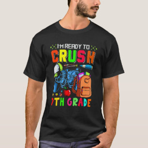 Camiseta Estou pronto para esmagar controladores de jogos d