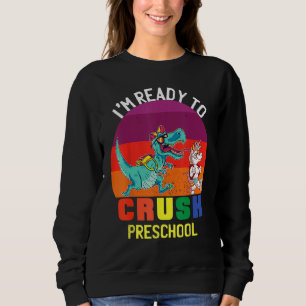 Camiseta Estou Pronto Para Esmagar Crianças de Dinossauros